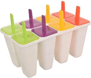PuthaK Manual Ice Cream Maker Multicolor Plastic Ice Cube Tray
