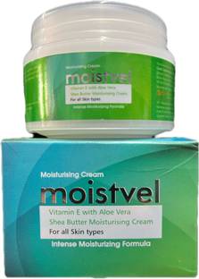 MOISTVEL Vitamin E With Aloe Vera Shea Butter For All Skin Types Moisturising Cream