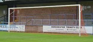 Amz Sports Nets Football Goal nets primium Quality Orange 24FT X 8FT X 6FT Football Net