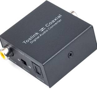 microware Digital Coaxial to Optical Converter,Bi-Directional Coax Digital Audio Converter Media Streaming Device
