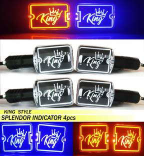 Luxurious Drive Front, Rear LED Indicator Light for Hero Splendor, Splendor Plus