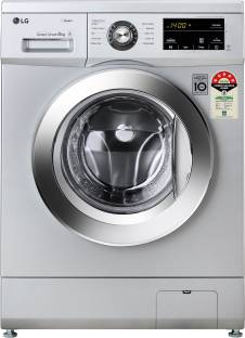 LG 8 kg With Steam Fully Automatic Front Load with In-built Heater Silver