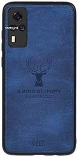 MOBILOVE Back Cover for Vivo Y51 / Vivo Y31 / Vivo Y51A / Vivo Y53s | Deer Pattern Soft Fabric Case