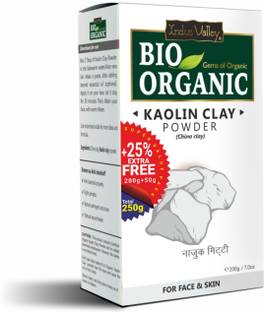 Indus Valley Natural Kaolin Clay Powder |China clay - For Acne, Blackheads & Glowing Skin