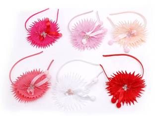 Myra Collection Kids Baby Girls Flower Headbands Hair Accessories (Pack of 6) Head Band