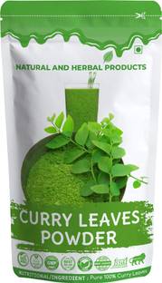 NATURAL AND HERBAL PRODUCTS Curry Leaves Powder for Eating | Diabetes | Weight Loss | Cooking | Hair Growth