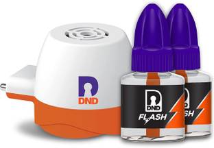 DND Flash Mosquito Repellent Refill|Liquid Vaporiser | 2 Refills & 1 Machine Combo | Mosquito Vaporiser