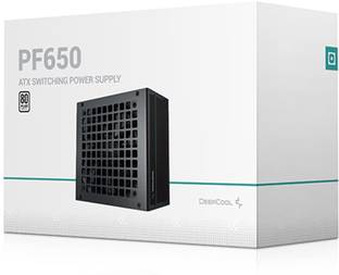 Deepcool PF650 (R-PF650D-HA0B) 80 Plus Standard for Gaming PC 650 Watts Computer PSU with 2 SATA Cables