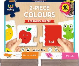 Webby Colours 2 Pc Learning Pack Montessori Early Educational Pre School Puzzle Toys