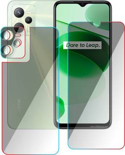 PONDRIK Front and Back Screen Guard for REALME C35