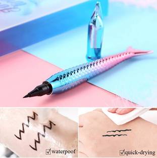 KA-KAIASHA FISH SHAPE WATERPROOF AND LONGLASTING PEN EYELINER PACK OF 1 (6.2G) 6.2 g