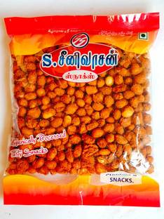 S Seenivasan Masala Peanuts ( Verkadalai Pakkora ) - 750g ( Pack of 3 x 250 gm )