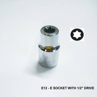 TOM E12 - E Socket 1/2" Drive Socket Set