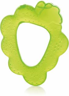 Beebaby Fruitilicious Grapes Water Filled Teether with Carry Case.- Green, BPA FREE Teether