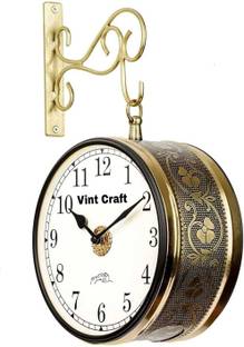 VintCraft Analog 20 cm X 20.8 cm Wall Clock