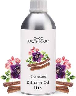 Sage Apothecary Signature Diffuser Oil for Stress Relief|Essential Oil - 1 L