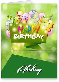 Midas Craft Happy Birthday Akshay Best Wishes Quotes 25 Greeting Card