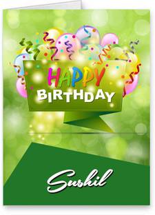 Midas Craft Happy Birthday Sushil Best Wishes Quotes 25 Greeting Card