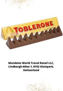 Toblerone Swiss Milk Chocolate With Honey & Almond Nougat (IMPORTED FROM SWITZERLAND) Bars