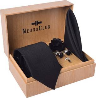 NEUROCLUB Silk Cufflink & Tie Pin Set