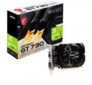 MSI N730K-4GD3 DDR3 4 GB NVIDIA Chipset 64 bit 1600 MHz Graphics Card