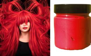GABBU RED HAIR INSTANT TEMPORARY HAIR COLOR , RED