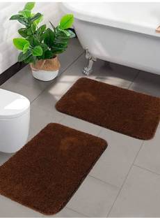 CROWN MATTINGS Microfiber Bathroom Mat