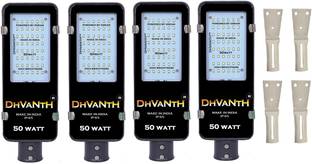 DHVANTH 50 Watts Street Light IP-65 BIS Approved Waterproof Outdoor, Cool White, Pack of 4 Flood Light Outdoor Lamp