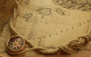 World travel map wallpaper high definition on quality paper 13x19 Paper Print