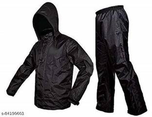 Raj Cosmetic Solid Men Raincoat