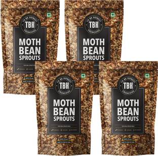To Be Honest Moth Bean Sprout, Ready to Cook Sprout in 5 Minutes(Pack of 4) High in Protein 380 g