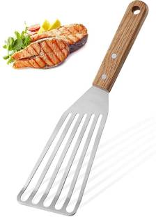 Flipkart SmartBuy Stainless Steel Slotted Turner Spatulas, Turner L Lifting Spatula