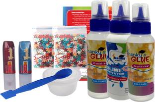 fhanky science Starter's Galaxy - Glitter Slime kit