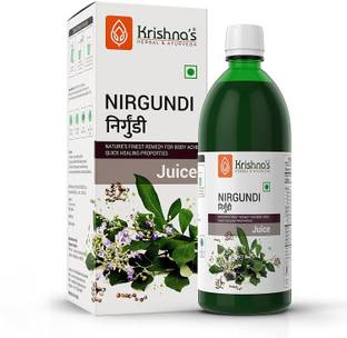 Krishna's Herbal & Ayurveda Nirgundi Swaras | Natural Pain reliever | Supports Joints & Bone Health