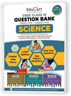 Educart CBSE Class 10 Science Question Bank For 2022-23 (OLD)