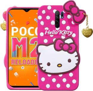 BOZTI Back Cover for POCO M2 Reloaded, Cute Hello Kitty Case