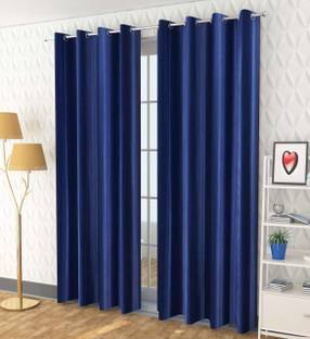 Fabrilia 213 cm (7 ft) Polyester Room Darkening Door Curtain (Pack Of 2)