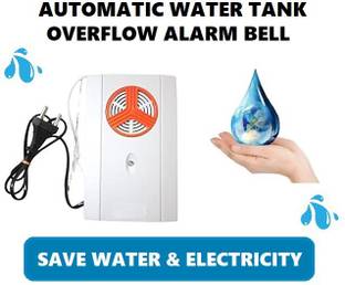 AIMERS Water Tank Overflow Alarm Bell- with Hindi & English Loud Voice Wired Door Chime