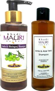 Khadi Mauri Amla Aloe Vera And Amla Bhringraj Shampoo