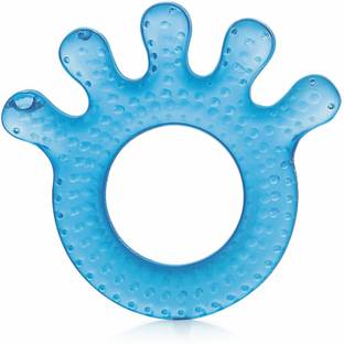 Beebaby Fingers Water Filled Teether with Carry Case, Cooling Teether, BPA free 3M+ Teether