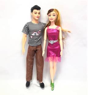 Mubco Lovely Couple Barbiie & Ken Date Night Fashionistas Doll Playset Toys Kids Gift