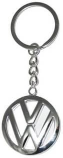 Jainsburys Volkswagen Logo Silver Metal Keychain & best quality keychain For Car Lovers Key Chain