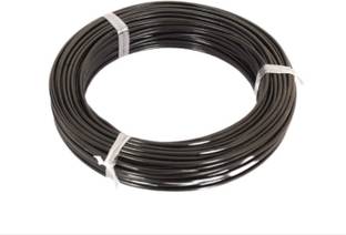 bhauvik PVC Coated Cloth Drying Black Wire (Length: 20 m, Diameter: 2 mm) Black Black