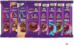 Cadbury SILK COMBO 8 FLAVOUR Bars