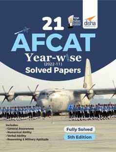21 AFCAT ईयर-वाइज़ (2022 - 11) सॅाल्व्ड पेपर्स 5th एडिशन