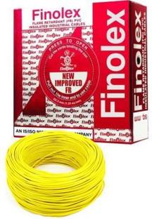 FINOLEX FR PVC 1 sq/mm Yellow 90 m Wire
