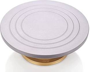 Greenstone Smooth Rotating Metal Cake Turntable Polypropylene Cake Server Kitchen Tool Set