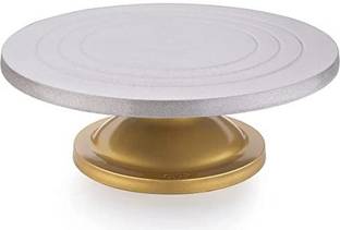 Greenstone Smooth Rotating Metal Cake Turntable Kitchen Tool Set