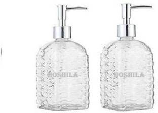 Hoshila Wave Acrylic Soap Dispenser Shower Lotion Gel Conditioner Liquid Shampoo Pump 400 Shampoo Dispenser