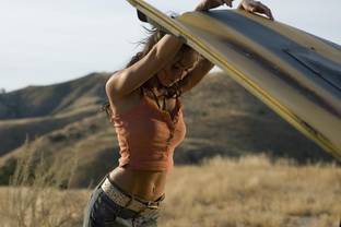 Poster Movie Transformers Megan Fox Car POSTER PRINT ON 36X24 INCHES Photographic Paper